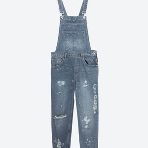 Denim overalls with Back details